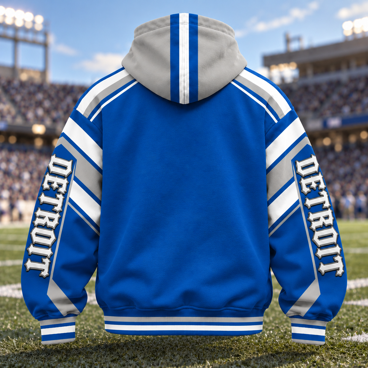 Mask Hoodie Football Fan - City Team Zip Hoodie