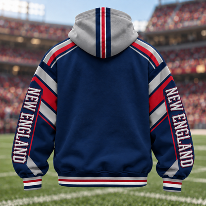 Mask Hoodie Football Fan - City Team Zip Hoodie
