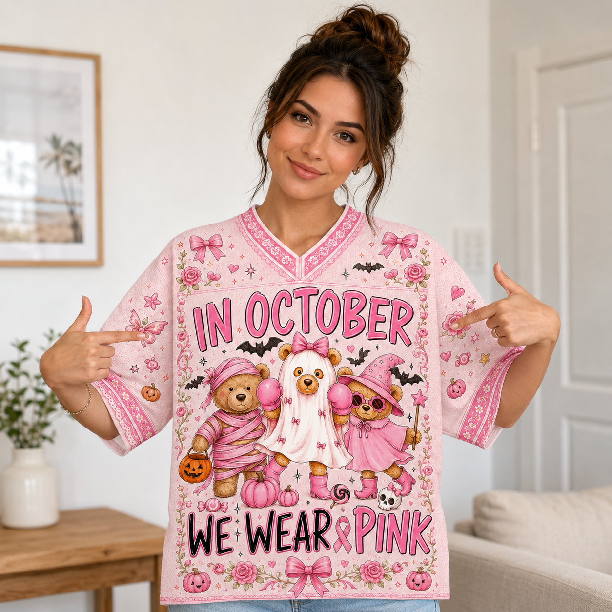 Custom Halloween October  Mesh Jersey