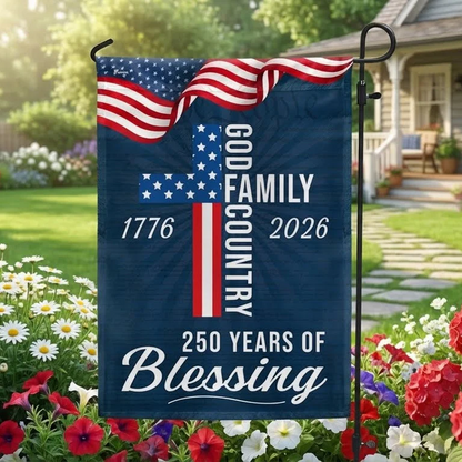 American Patriotic Flag, 250 Years of Blessing God