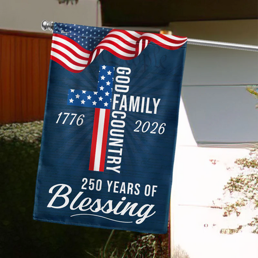 American Patriotic Flag, 250 Years of Blessing God