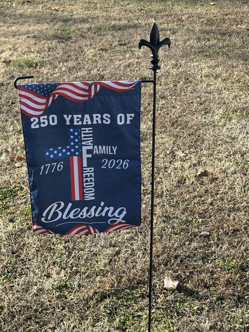 American Patriotic Flag, 250 Years of Blessing God