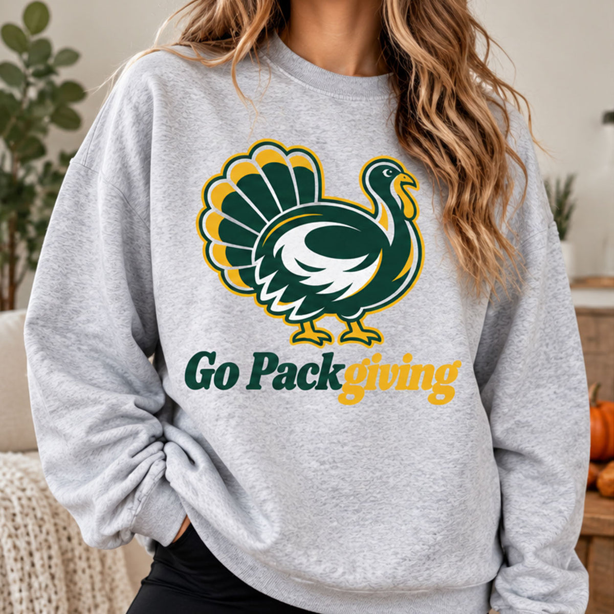 Thanksgiving Football Sweatshirt - Classic Sportswear for Football Lovers