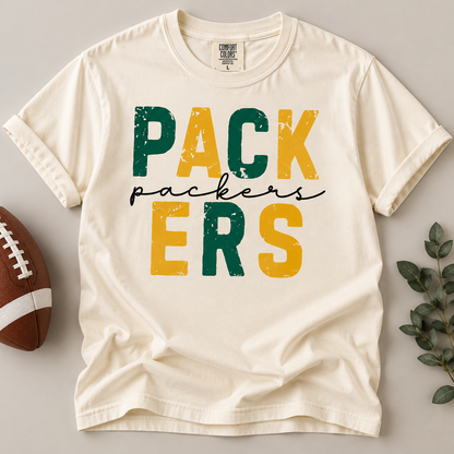 Vintage Football Team Spirit Comfort Colors T-Shirt, Game Day Fan Tee, Classic Stadium Style Shirt