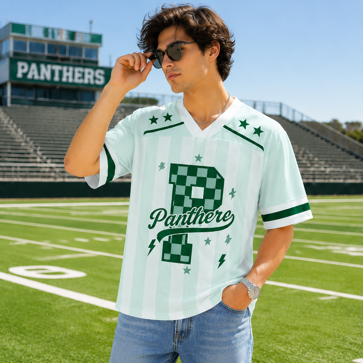 Custom Mascot  Game Day Mesh Jersey