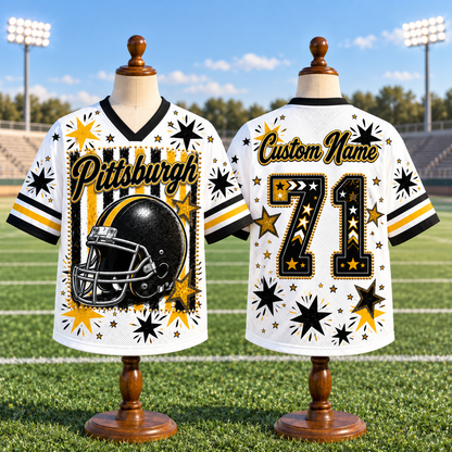 Custom  Football Jersey  - Classic Team Spirit Fan Jersey