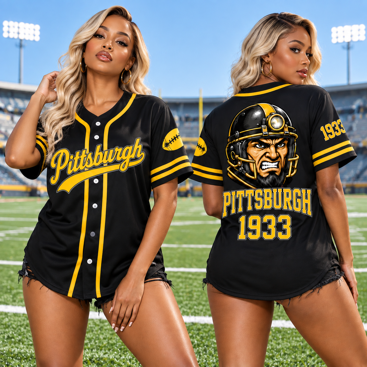 Game Day Mascot Baseball Jersey – Classic Team Spirit Fan Shirt