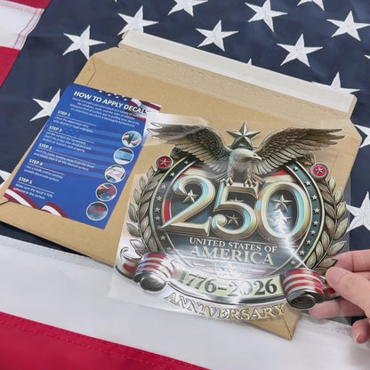 🔥 LIMITED TIME OFFER – 250th Anniversary Decal Eagle Patriotic