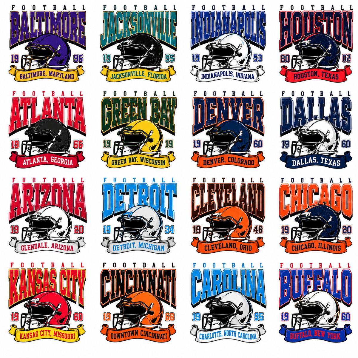 Vintage Football Helmet Graphic T-Shirt – Retro Game Day Team Tee