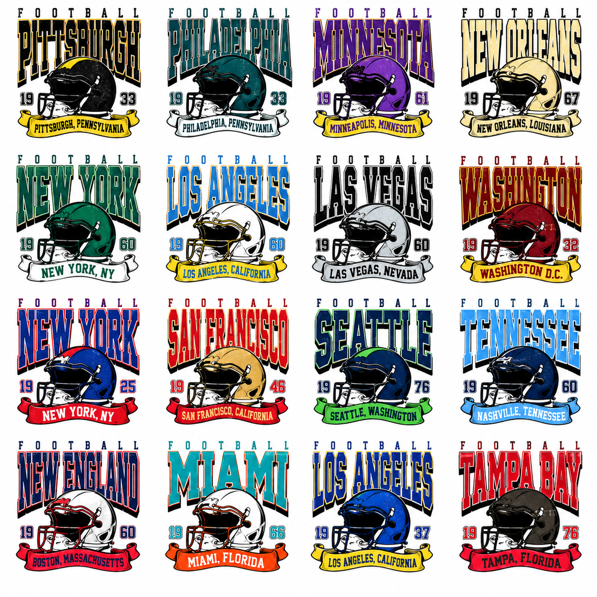 Vintage Football Helmet Graphic T-Shirt – Retro Game Day Team Tee