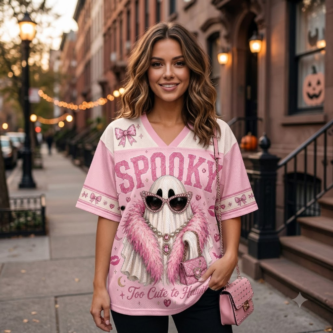 Custom Halloween Spooky Mesh Jersey