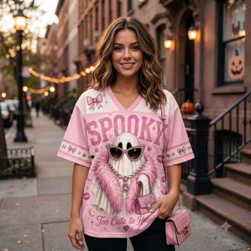 Custom Halloween Spooky Mesh Jersey