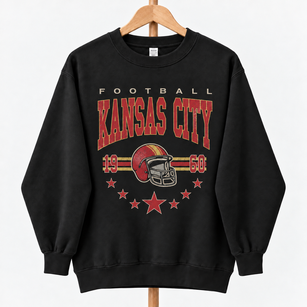 Vintage 90s All Team Football Sweatshirt  - Classic Sportswear for Football Lovers