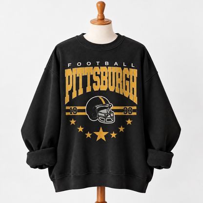Vintage 90s All Team Football Sweatshirt  - Classic Sportswear for Football Lovers