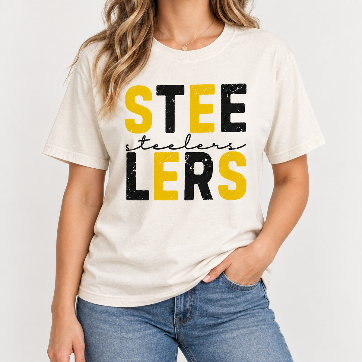Vintage Football Team Spirit Comfort Colors Ivory T-Shirt, Game Day Fan Tee