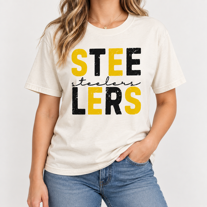 Vintage Football Team Spirit Comfort Colors Ivory T-Shirt, Game Day Fan Tee