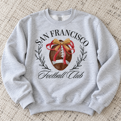 Sanfrancisco Football Sweatshirt Girly - Classic Sportswear for Football Lovers