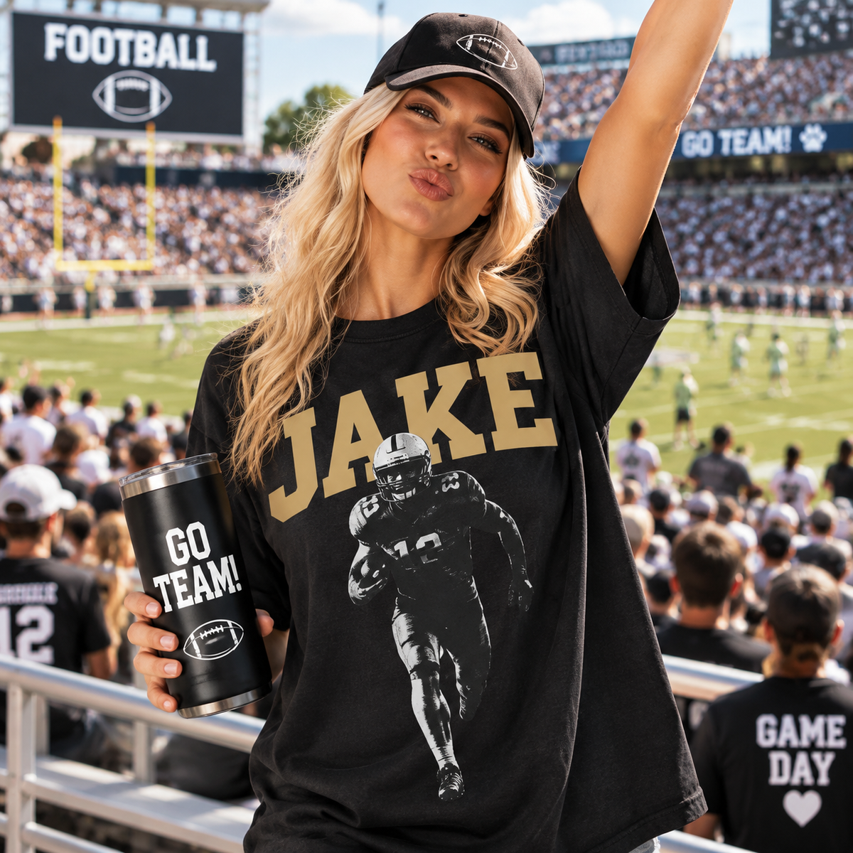 Custom Football Player Game Day Shirt