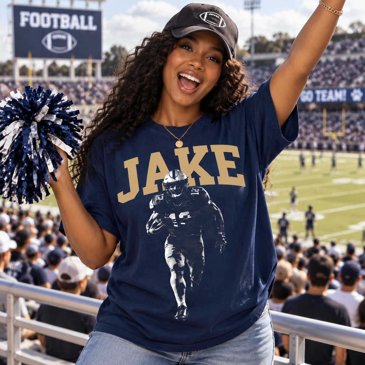 Custom Football Player Game Day Shirt