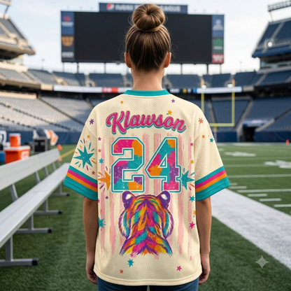 Custom Mascot Team Spirit Game Day Mesh Jersey