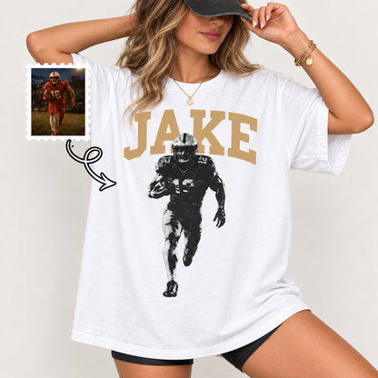 Custom Football Player Game Day Shirt