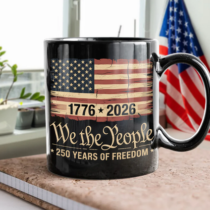 America 250th Birthday US Flag 250 Years We The People