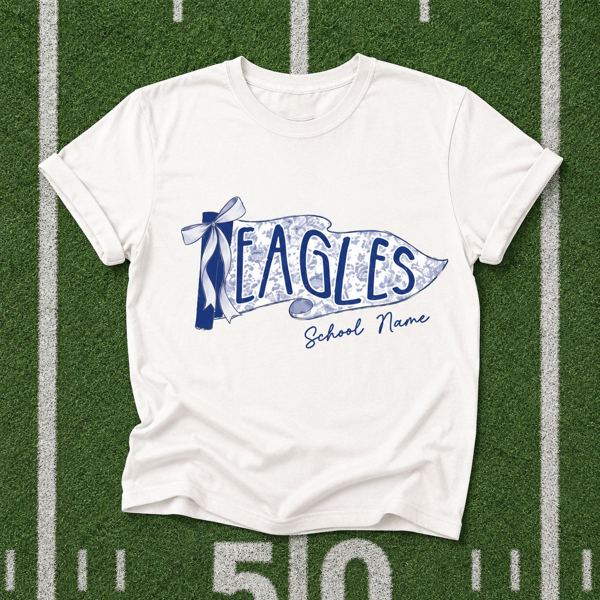 Custom Football Pennant Shirt