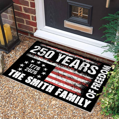 Personalized Doormat - America 250th Gifts for Family