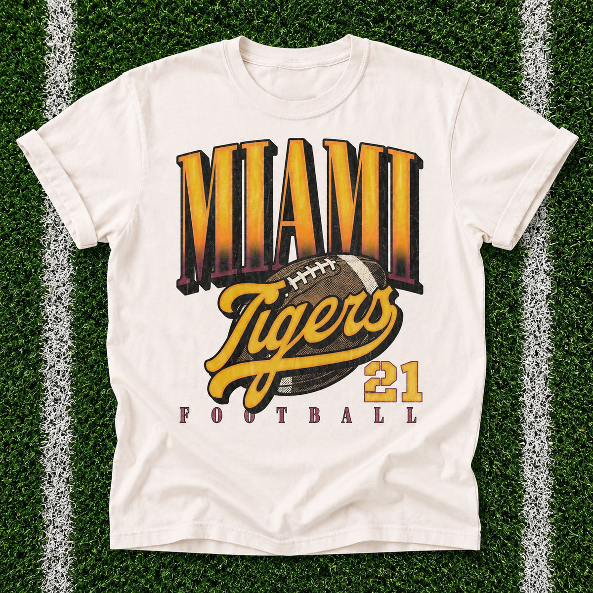 Custom Vintage Game Day T shirt