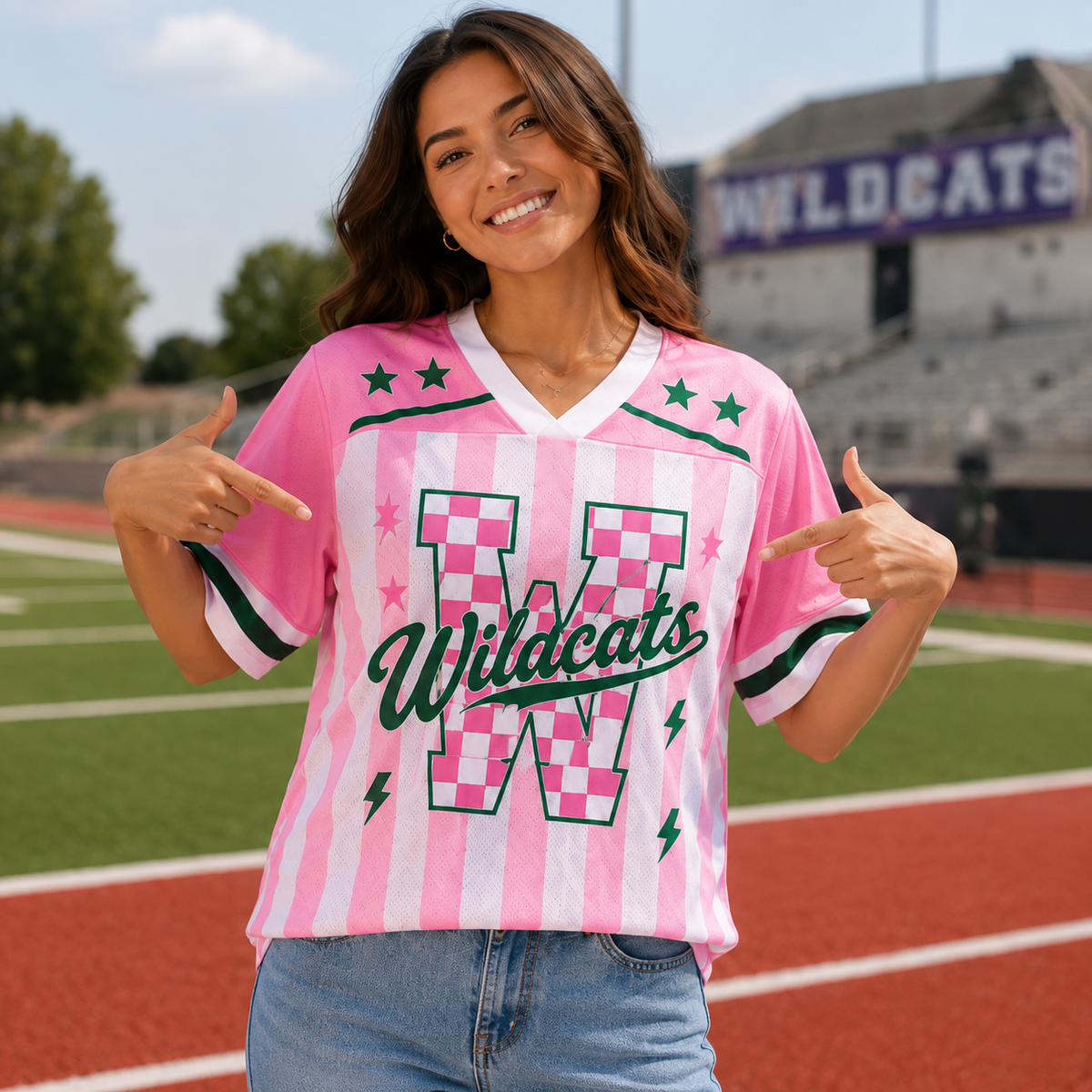 Custom Mascot  Game Day Mesh Jersey