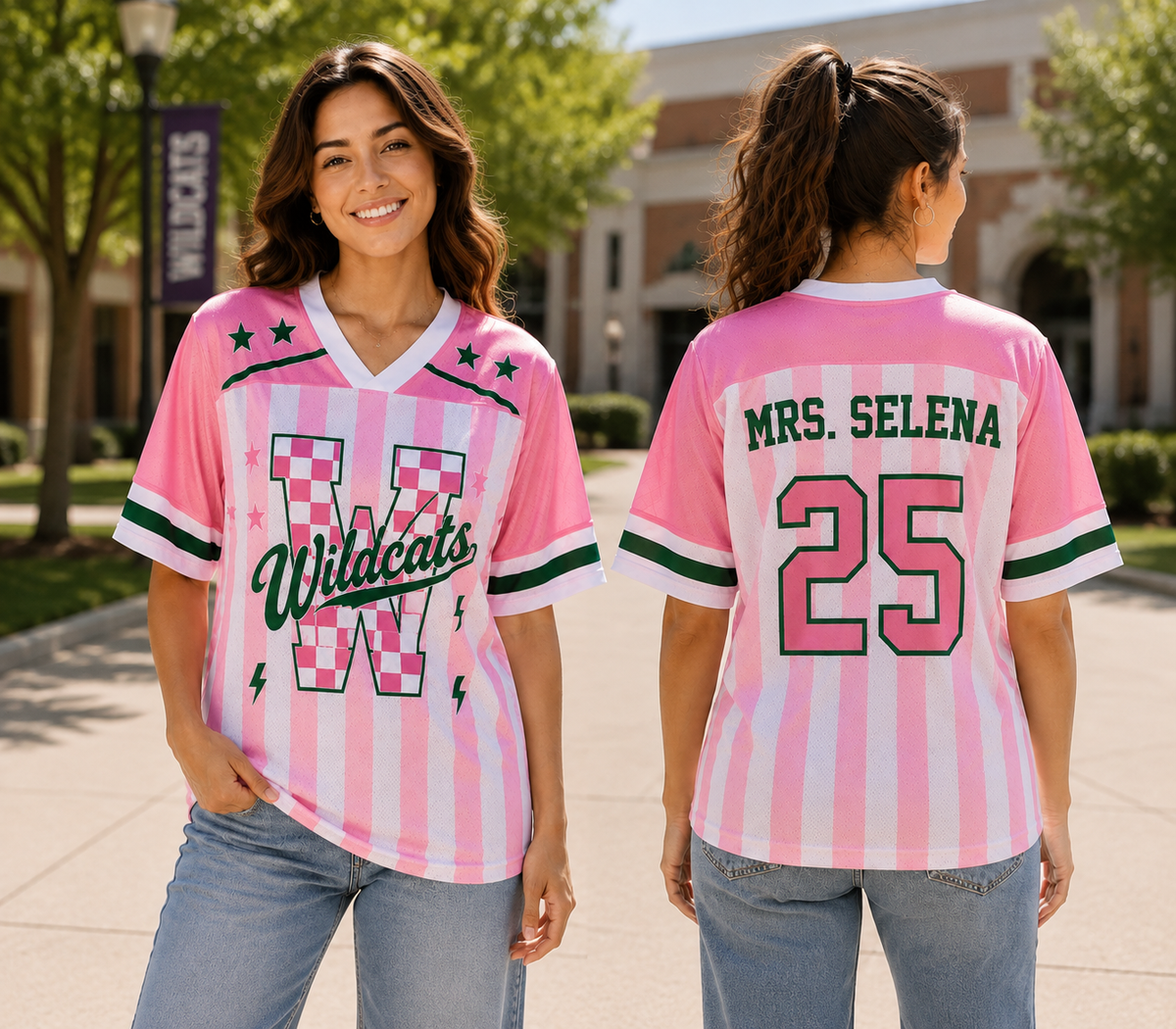 Custom Mascot  Game Day Mesh Jersey