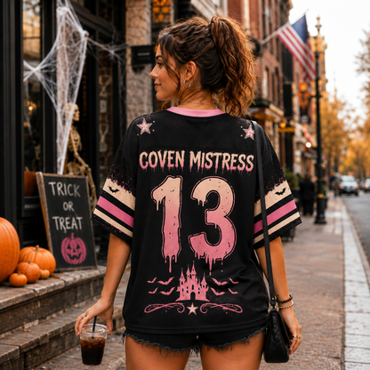 Custom Halloween Wichy Vibes Mesh Jersey