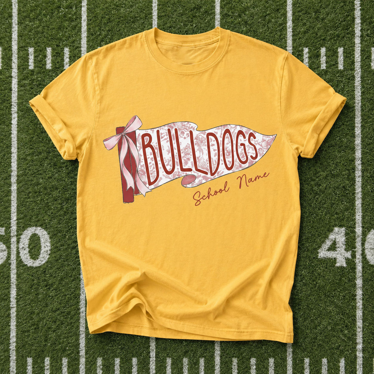 Custom Football Pennant Shirt